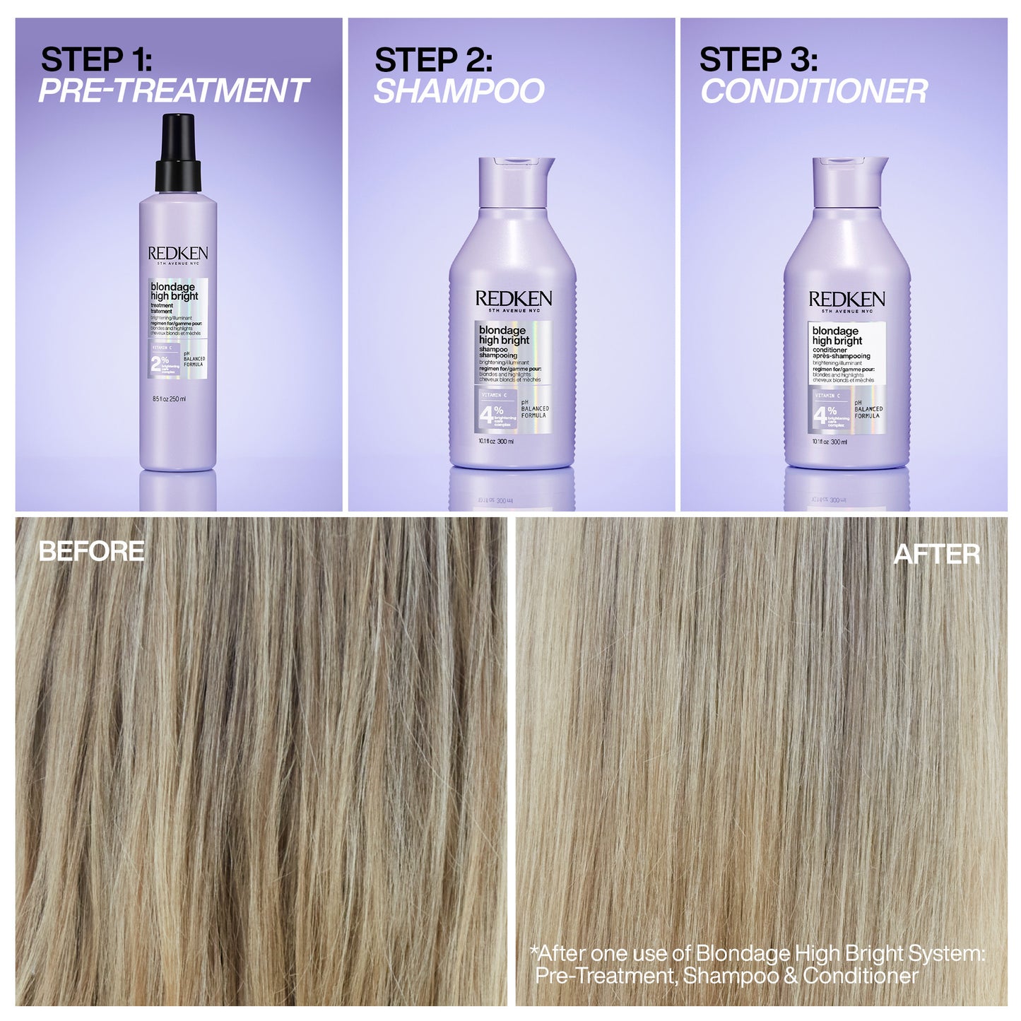 Redken Blondage High Bright Shampoo 300ML