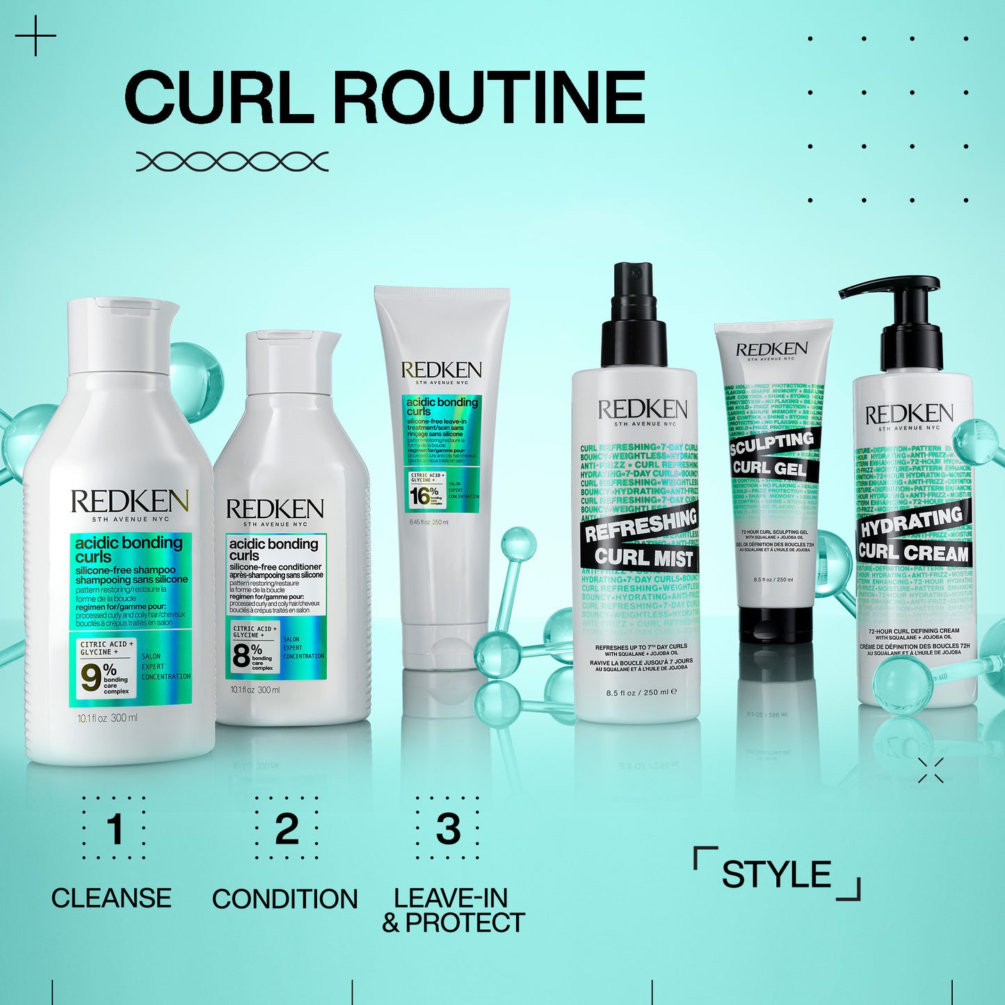 Redken Acidic Bonding Curls Shampoo 300ML